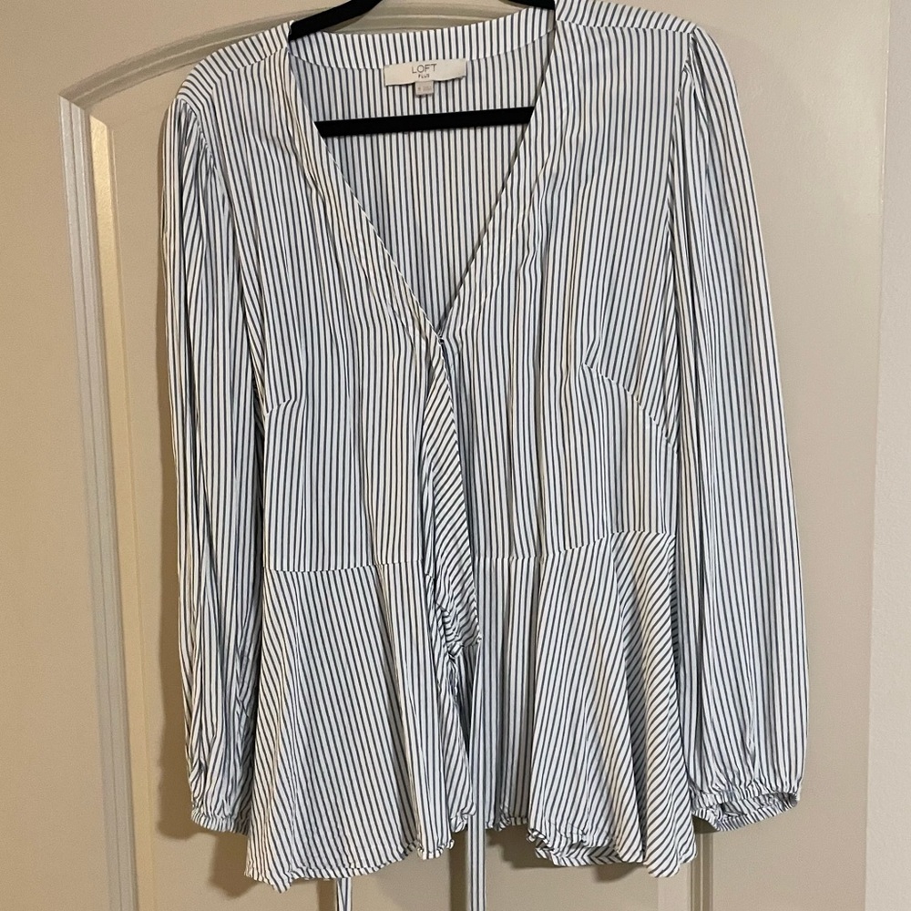 Loft Plus Wrap Top